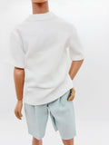 C017 Oversize T-Shirt , 13 Colors – Handmade for 12" Homme Dolls Like Fashion Royalty, NuFace, Poppy Parker