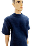 C017 Oversize T-Shirt , 13 Colors – Handmade for 12" Homme Dolls Like Fashion Royalty, NuFace, Poppy Parker