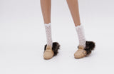 C023 Black/White Lace Handmade Doll Ankle Calf Socks For 12" Fashion Dolls Like Fashion Royalty Nu Face Poppy Parker