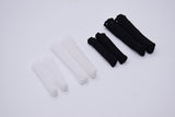 C023 Black/White Lace Handmade Doll Ankle Calf Socks For 12" Fashion Dolls Like Fashion Royalty Nu Face Poppy Parker