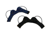 C025 Denim Bra Top – 1.5mm Thin Straps, Lined – Handmade for 12" Fashion Dolls Like Fashion Royalty, Poppy Parker, Nu Face Doll