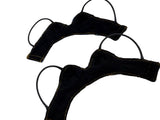C025 Denim Bra Top – 1.5mm Thin Straps, Lined – Handmade for 12" Fashion Dolls Like Fashion Royalty, Poppy Parker, Nu Face Doll
