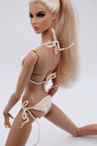 C028 Handmade Crochet Underwear Bikini Set Doll Clothes For 12" Fashion Dolls Like Fashion Royalty Poppy Parker