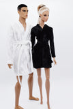 C039 Handmade Doll Bathrobe For 12" Fashion Male Doll Figure FR Homme Fashion Royalty Nu Face Poppy Parker Dolls
