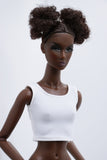 C044  Handmade Doll Yoga Sport Tank Top Crop Top For 12" Fashion Dolls Like Poppy Parker Fashion Royalty NF Doll