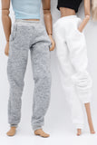 C053  Handmade Black Sweatpants Male Doll Pants For 12" Fashion Male Doll Figure FR Homme Fashion Royalty Nu Face