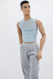 C053  Handmade Black Sweatpants Male Doll Pants For 12" Fashion Male Doll Figure FR Homme Fashion Royalty Nu Face