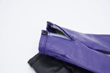 C058 Handmade Faux Leather PU Straight Pants Doll Clothes Doll Pants Bottom For 12" Fashion Dolls Like FR NF Poppy Parker