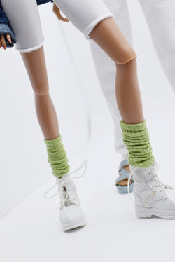C064 Decorative Handmade Leg Warmer Colorful Doll Socks For 12" Fashion Dolls  Blythe  Azone PP FR 1/6 Doll Clothes