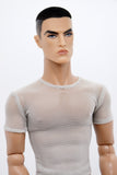 C066B Handmade Male Doll Round Neck Short Sleeve T-shirt For 12" Fashion Male Doll Figure Like FR Homme Fashion Royalty Nu Face