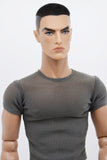 C066B Handmade Male Doll Round Neck Short Sleeve T-shirt For 12" Fashion Male Doll Figure Like FR Homme Fashion Royalty Nu Face