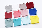 C068 Handmade Rib Knit Doll Tank Top/T-shirt For 12" Fashion Dolls Like Poppy Parker Fashion Royalty NF Doll