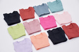 C069 Thin Multi Color Rib Knit Handmade Doll Tank Top/T-shirt For 12" Fashion Dolls Like Poppy Parker Fashion Royalty NF Doll