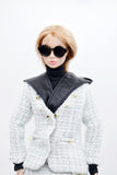 C070 Handmade Faux Leather Double Side Doll decorative Hat Hood For 12" Fashion Dolls Like Fashion Royalty Poppy Parker Nu Face Doll