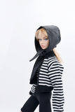 C070 Handmade Faux Leather Double Side Doll decorative Hat Hood For 12" Fashion Dolls Like Fashion Royalty Poppy Parker Nu Face Doll