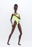 C073  Handmade Doll One Piece Swimsuit For 12" Fashion Dolls Like Poppy Parker Fashion Royalty NF Doll