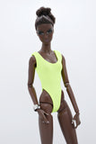 C073  Handmade Doll One Piece Swimsuit For 12" Fashion Dolls Like Poppy Parker Fashion Royalty NF Doll