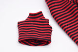 C075 Handmade Stripe Turtle Neck Tank and Pants Set For 12" Dolls Like Fashion Royalty Nu face Poppy Parker