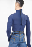 C078  Handmade Mock Neck Top with Thumb Holes for 12" Male Dolls | Fits Dolls Like FR Homme & Nu Face