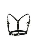C087 Handmade Faux Leather Chest Harness for 12" FR Homme Male Dolls | Black Adjustable Strap Belt