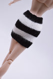 Handmade by Jiu 067 - Striped Mini Skirt For 12“ Dolls Like Fashion Royalty FR Poppy Parker PP Nu Face NF
