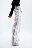C076 Handmade Cotton White Pants for 12" FR Homme Male Doll  Fashion Male Doll Figure FR Homme Fashion Royalty Nu Face (Copy)