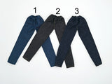 C052  Handmade Denim Straight Jeans Male Doll Pants For 12" Fashion Male Doll Figure FR Homme Fashion Royalty Nu Face