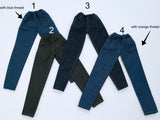 C052  Handmade Denim Straight Jeans Male Doll Pants For 12" Fashion Male Doll Figure FR Homme Fashion Royalty Nu Face