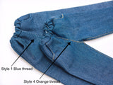 C052  Handmade Denim Straight Jeans Male Doll Pants For 12" Fashion Male Doll Figure FR Homme Fashion Royalty Nu Face
