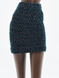 C013B Metallic Glimmer  Handmade Mini Skirt For 12" Fashion Dolls Like Poppy Parker Fashion Royalty NF Doll