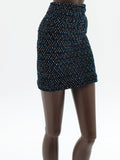 C013B Metallic Glimmer  Handmade Mini Skirt For 12" Fashion Dolls Like Poppy Parker Fashion Royalty NF Doll