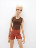 <50% OFF> C007 Handmade Doll Clothes Slim Fit T-shirt Tank Top For 12" Dolls Like Fashion Royalty Nu face Poppy Parker Blythe Azone Momoko