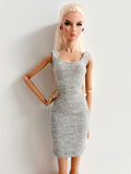 C040 Handmade Slim Fit Tank Dress Doll Clothes  For 12" Fashion Dolls Like Poppy Parker Fashion Royalty NF Doll