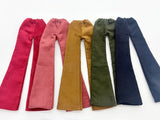 C042 Handmade Corduroy Flared Pants  Doll Clothes Doll Short For 12" Fashion Dolls Poppy Parker