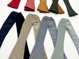 C042A Slim Fit Handmade Corduroy Flared Pants  Doll Clothes Doll Short For 12" Fashion Dolls Poppy Parker