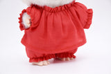L1 Handmade Doll Pajama Sets Top/Bottom For 17cm Plush Doll Like LBB Doll Sewing Outfit