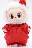 L1 Handmade Doll Pajama Sets Top/Bottom For 17cm Plush Doll Like LBB Doll Sewing Outfit