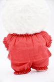 L1 Handmade Doll Pajama Sets Top/Bottom For 17cm Plush Doll Like LBB Doll Sewing Outfit