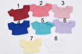 L2 Handmade Doll Doll T-shirt Top For 17cm Plush Doll Like LBB Doll Sewing Outfit