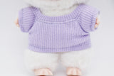 L2 Handmade Doll Doll T-shirt Top For 17cm Plush Doll Like LBB Doll Sewing Outfit