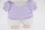 L2 Handmade Doll Doll T-shirt Top For 17cm Plush Doll Like LBB Doll Sewing Outfit