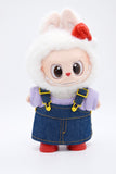 L3 Handmade Doll Denim Skirtall For 17cm Plush Doll Like LBB Doll Sewing Outfit