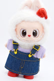 L3 Handmade Doll Denim Skirtall For 17cm Plush Doll Like LBB Doll Sewing Outfit
