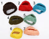 L5 Handmade Doll Faux Sherpa Hat For 17cm Plush Doll Like LBB Doll Sewing Outfit