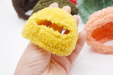 L5 Handmade Doll Faux Sherpa Hat For 17cm Plush Doll Like LBB Doll Sewing Outfit