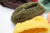 L5 Handmade Doll Faux Sherpa Hat For 17cm Plush Doll Like LBB Doll Sewing Outfit