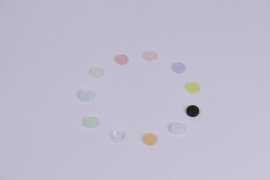 B049 Colorful 4mm Round Buttons Micro Mini Buttons Tiny Buttons Doll B ...