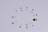 B049 Colorful 4mm Round Buttons Micro Mini Buttons Tiny Buttons Doll Buttons Doll Sewing Craft Supplies