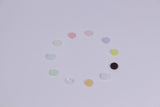 B049 Colorful 4mm Round Buttons Micro Mini Buttons Tiny Buttons Doll Buttons Doll Sewing Craft Supplies
