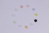 B049 Colorful 4mm Round Buttons Micro Mini Buttons Tiny Buttons Doll Buttons Doll Sewing Craft Supplies